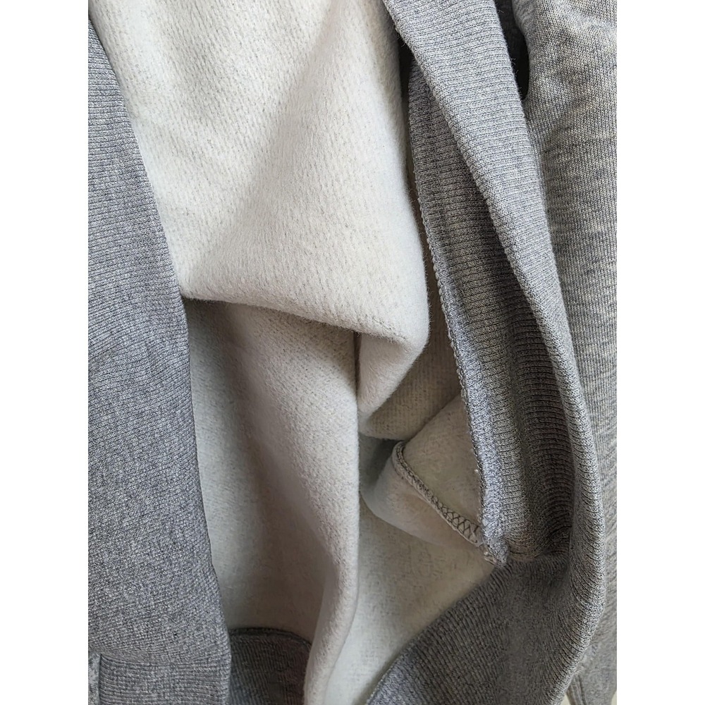 Adidas Sweatshirt Mens XL Gray Medium Grey Heather Logo Pullover Crewneck Fleece - Picture 9 of 13